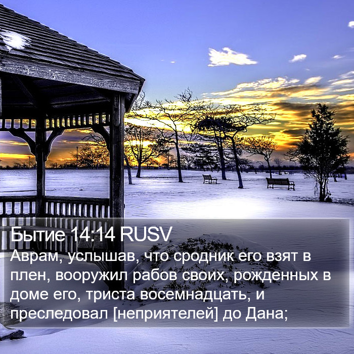 Бытие 14:14 RUSV Bible Study