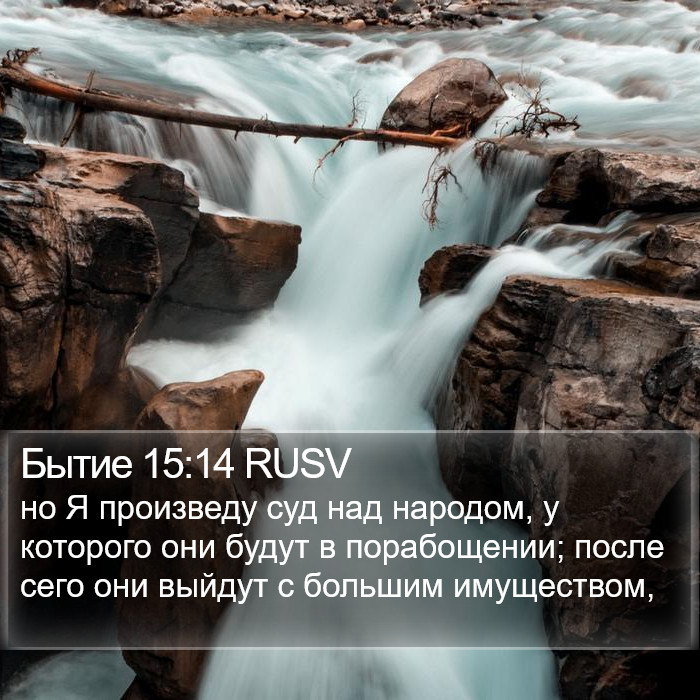 Бытие 15:14 RUSV Bible Study