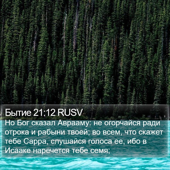 Бытие 21:12 RUSV Bible Study