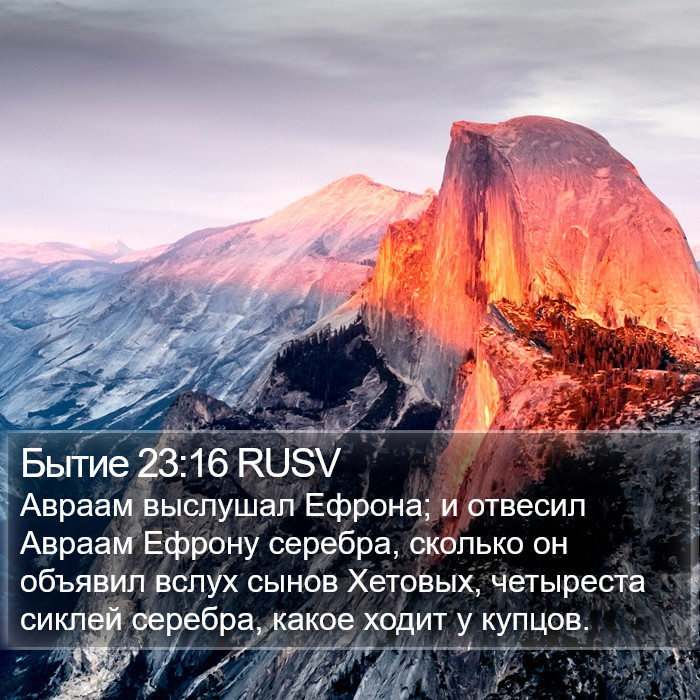 Бытие 23:16 RUSV Bible Study