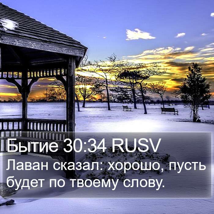 Бытие 30:34 RUSV Bible Study