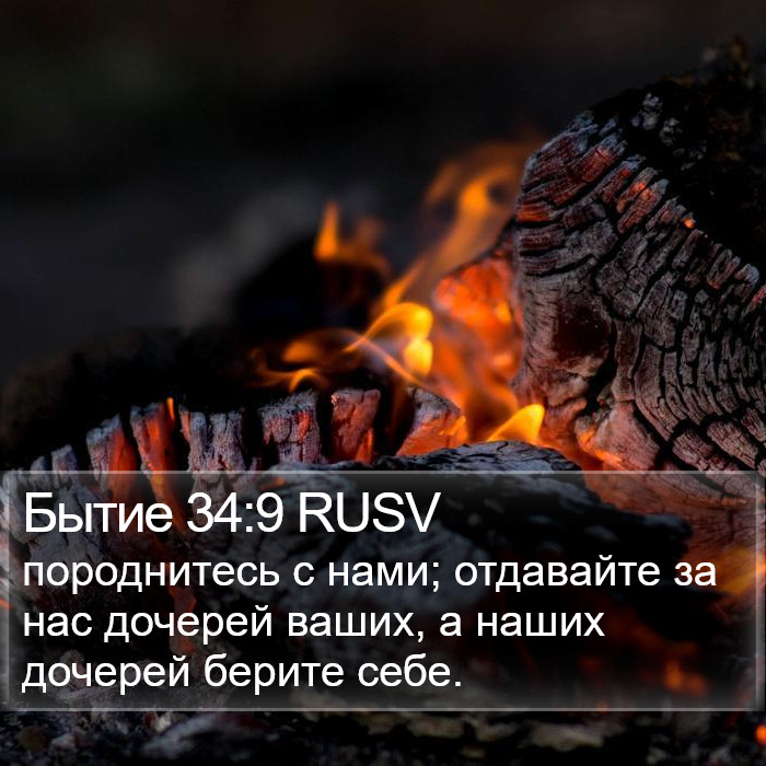 Бытие 34:9 RUSV Bible Study