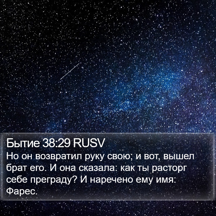 Бытие 38:29 RUSV Bible Study