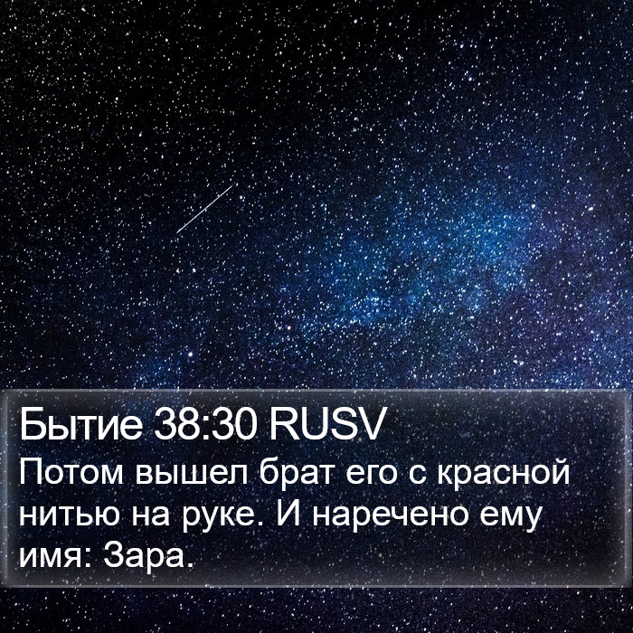 Бытие 38:30 RUSV Bible Study