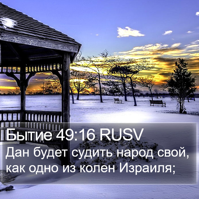 Бытие 49:16 RUSV Bible Study