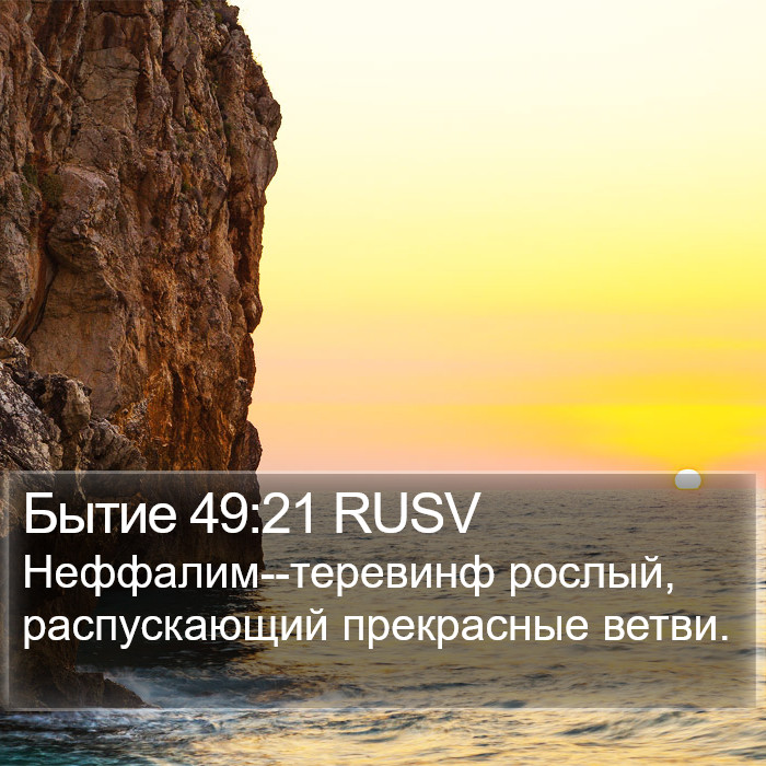 Бытие 49:21 RUSV Bible Study