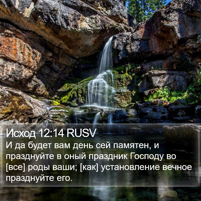 Исход 12:14 RUSV Bible Study