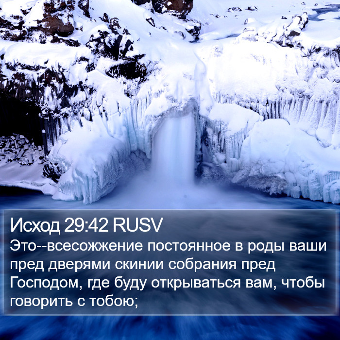 Исход 29:42 RUSV Bible Study