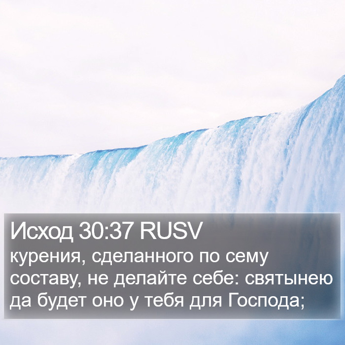 Исход 30:37 RUSV Bible Study