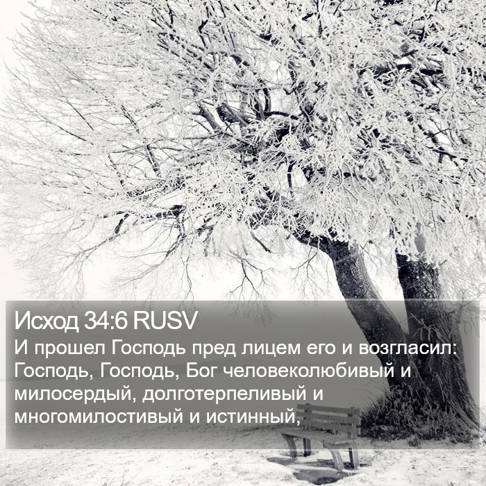 Исход 34:6 RUSV Bible Study