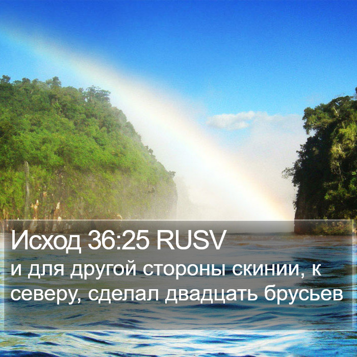 Исход 36:25 RUSV Bible Study