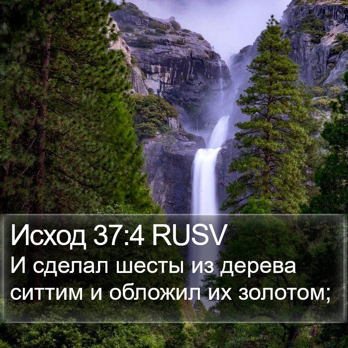 Исход 37:4 RUSV Bible Study