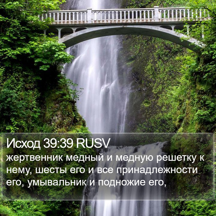 Исход 39:39 RUSV Bible Study