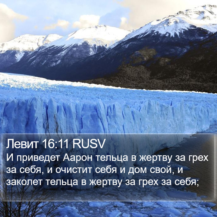 Левит 16:11 RUSV Bible Study