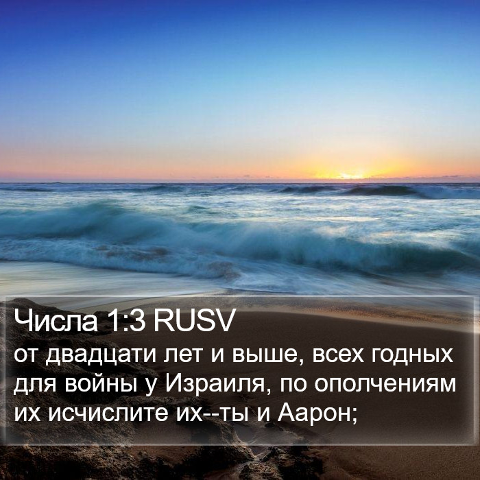 Числа 1:3 RUSV Bible Study