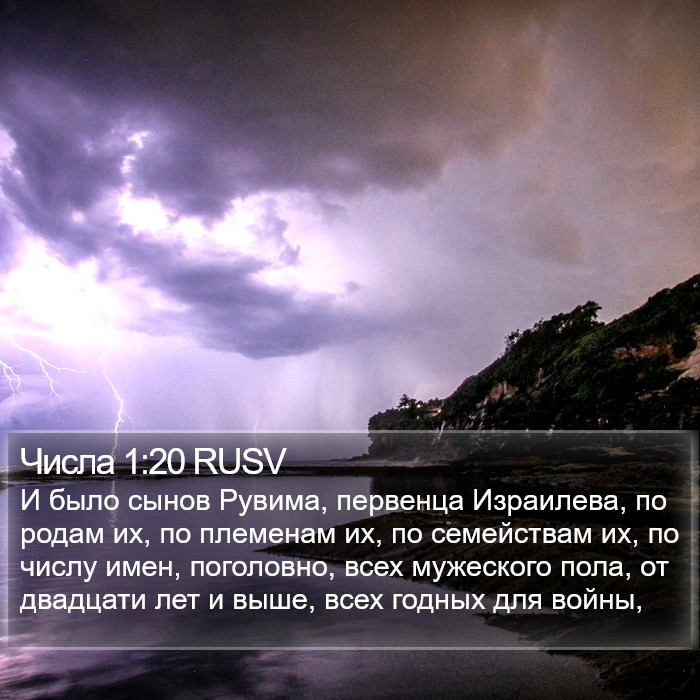 Числа 1:20 RUSV Bible Study