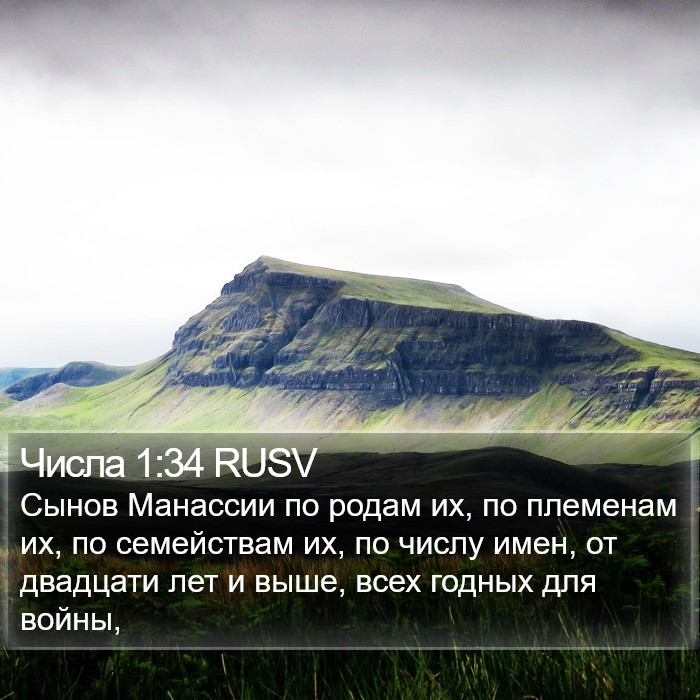 Числа 1:34 RUSV Bible Study