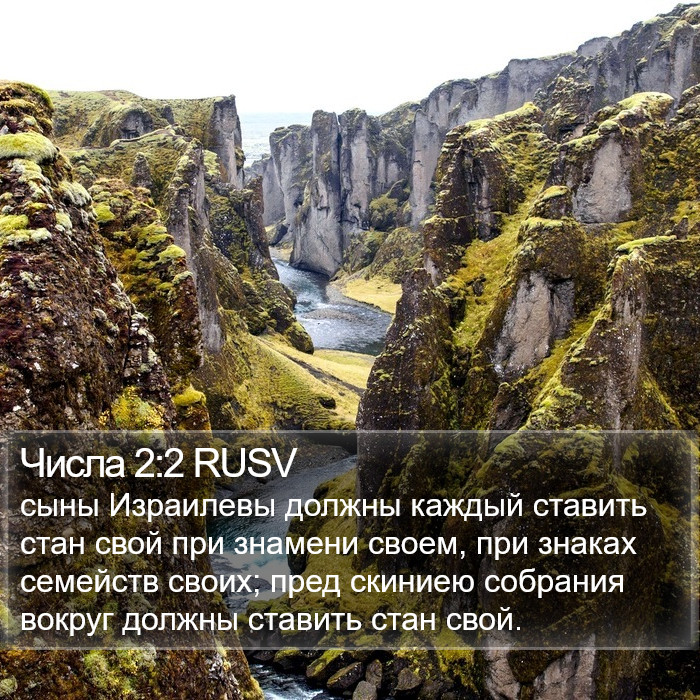 Числа 2:2 RUSV Bible Study