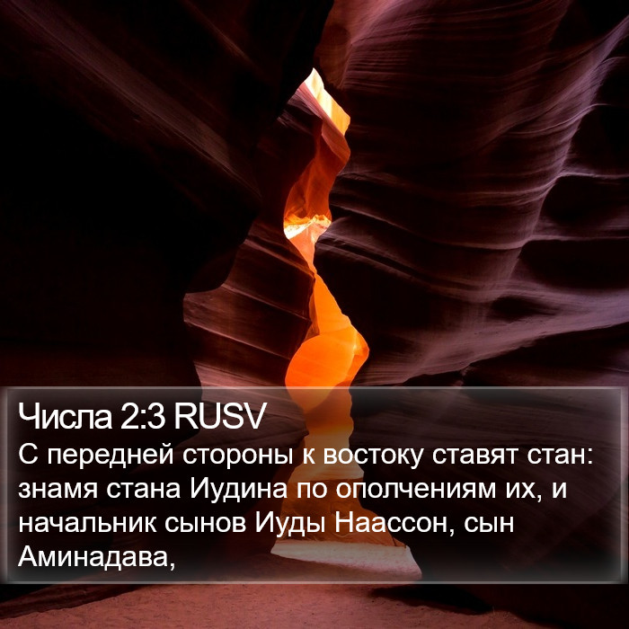 Числа 2:3 RUSV Bible Study