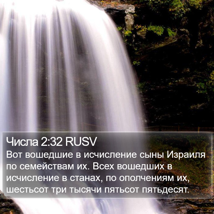 Числа 2:32 RUSV Bible Study