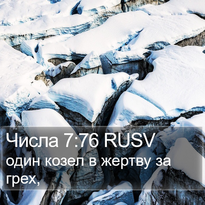 Числа 7:76 RUSV Bible Study