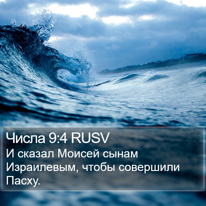 Числа 9:4 RUSV Bible Study