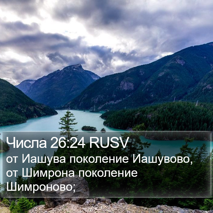 Числа 26:24 RUSV Bible Study