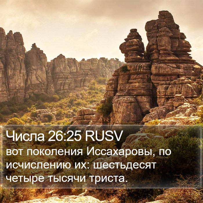 Числа 26:25 RUSV Bible Study