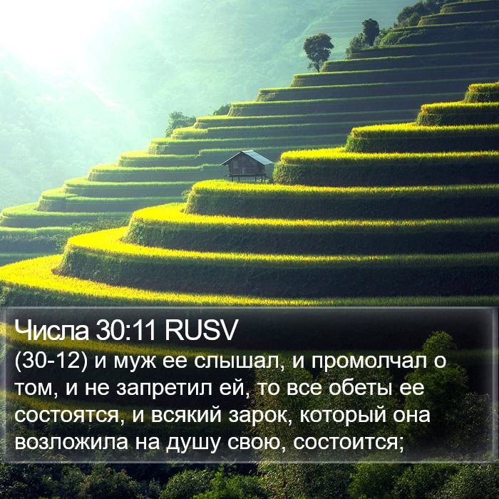 Числа 30:11 RUSV Bible Study