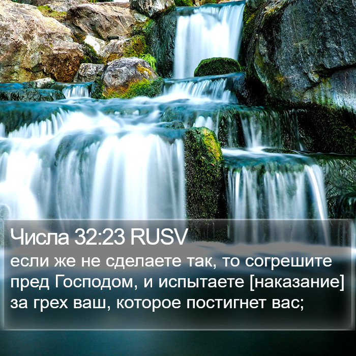 Числа 32:23 RUSV Bible Study