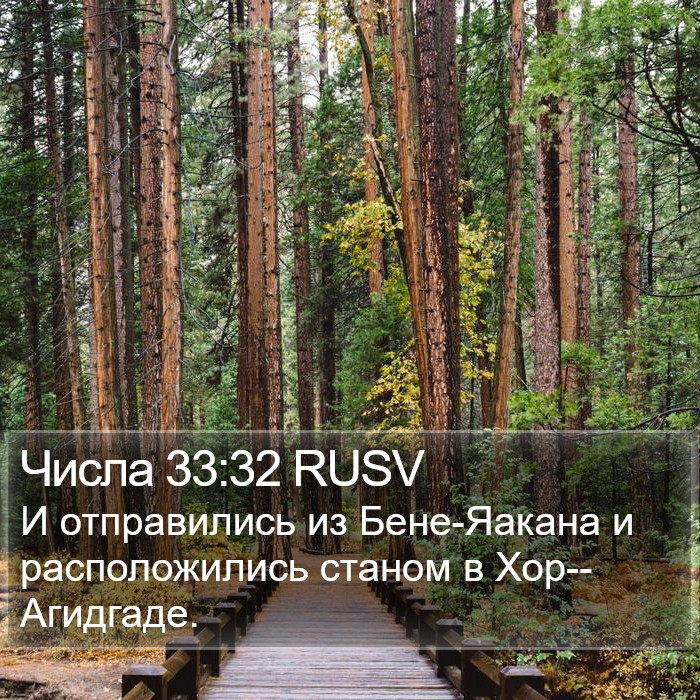 Числа 33:32 RUSV Bible Study