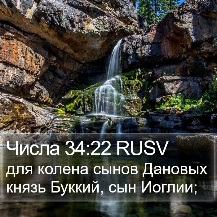 Числа 34:22 RUSV Bible Study