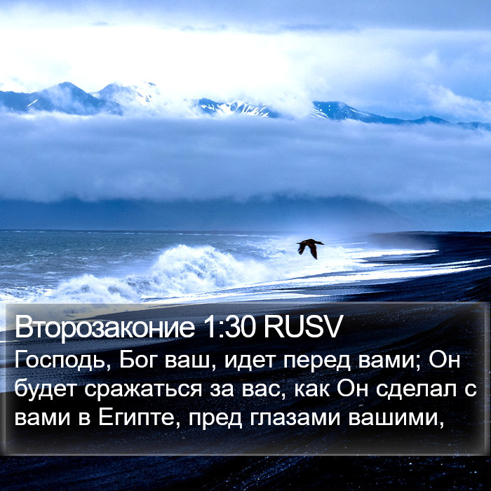 Второзаконие 1:30 RUSV Bible Study