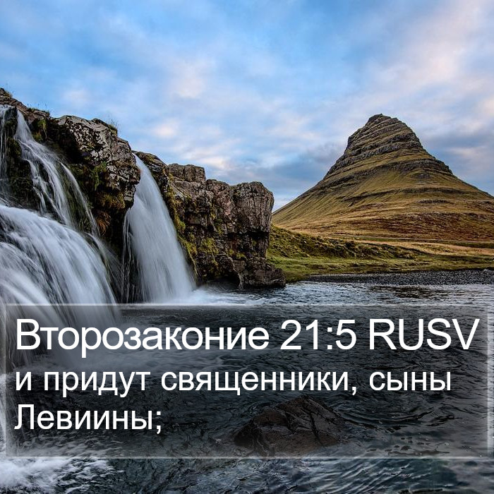 Второзаконие 21:5 RUSV Bible Study