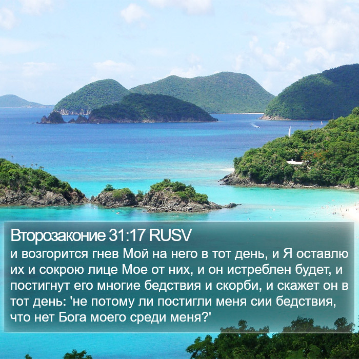 Второзаконие 31:17 RUSV Bible Study