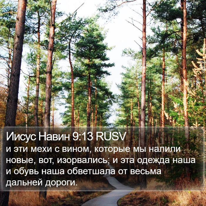 Иисус Навин 9:13 RUSV Bible Study