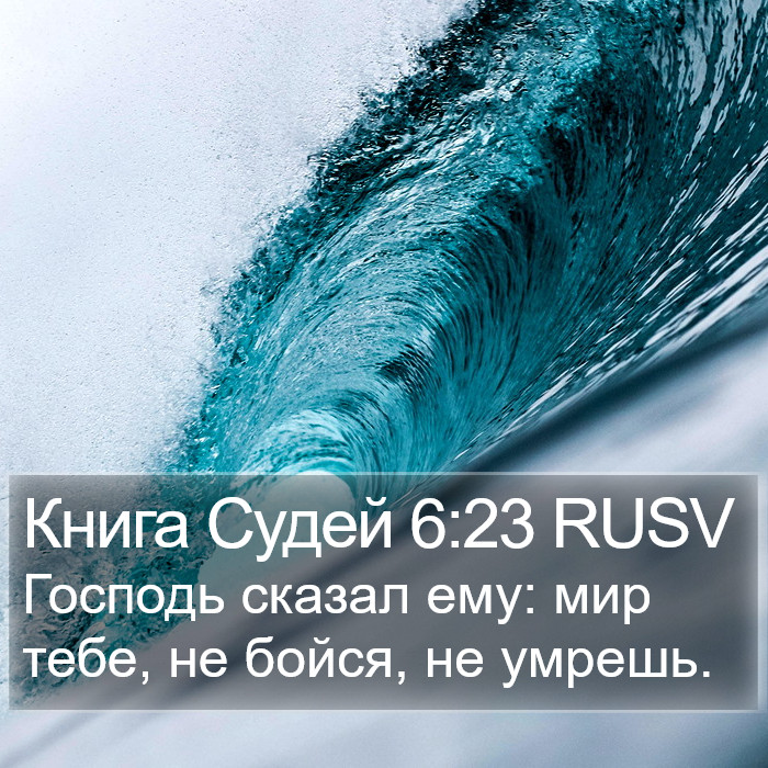 Книга Судей 6:23 RUSV Bible Study