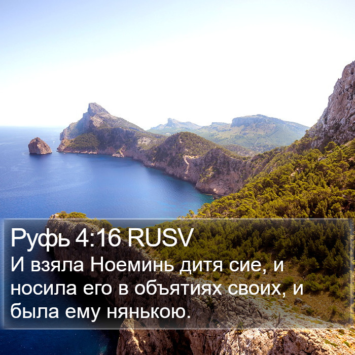 Руфь 4:16 RUSV Bible Study