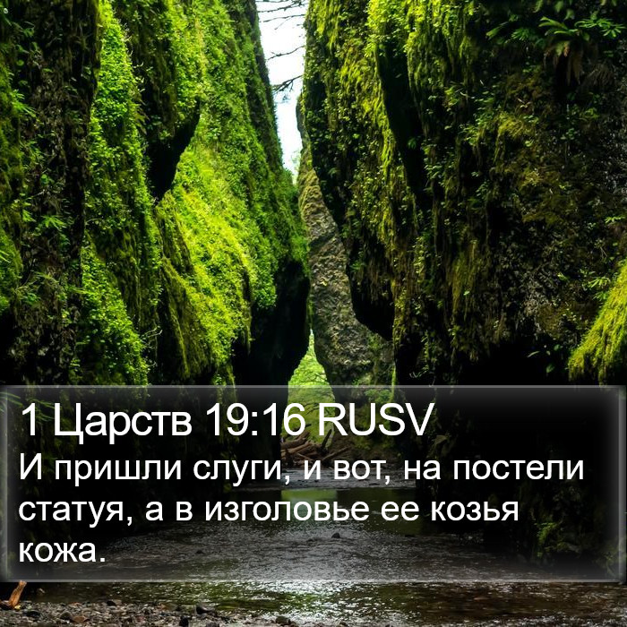 1 Царств 19:16 RUSV Bible Study