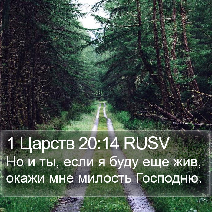 1 Царств 20:14 RUSV Bible Study