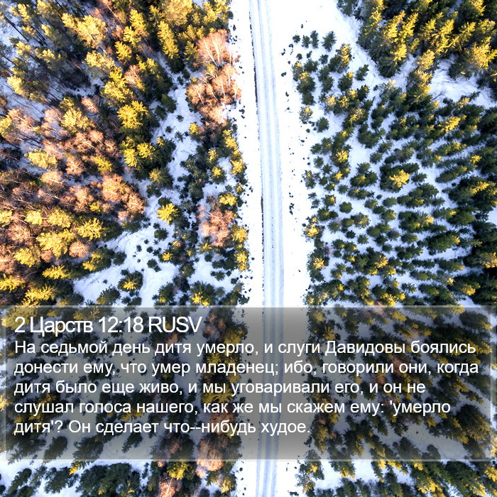2 Царств 12:18 RUSV Bible Study
