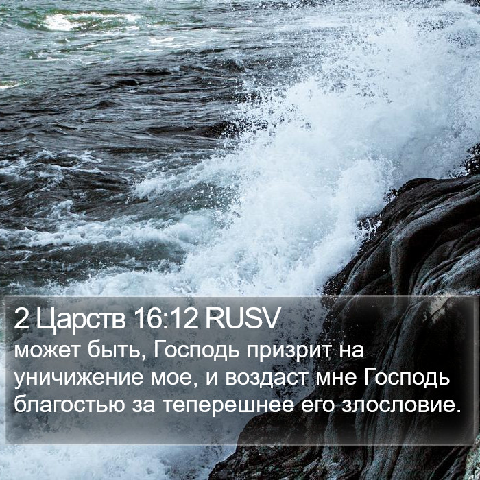 2 Царств 16:12 RUSV Bible Study