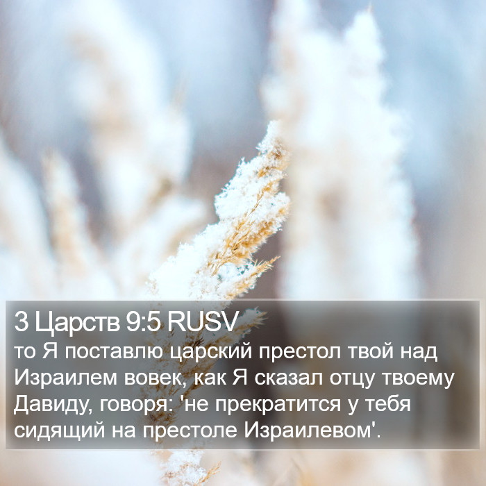 3 Царств 9:5 RUSV Bible Study