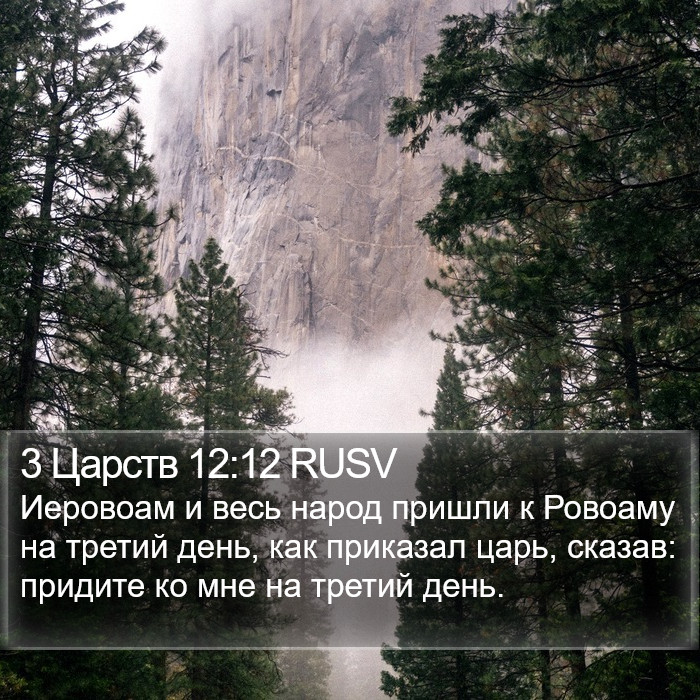 3 Царств 12:12 RUSV Bible Study