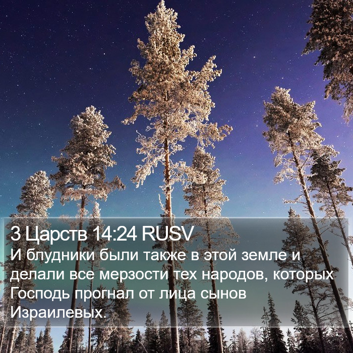 3 Царств 14:24 RUSV Bible Study