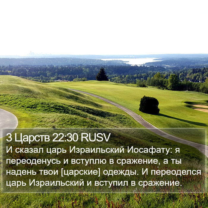 3 Царств 22:30 RUSV Bible Study