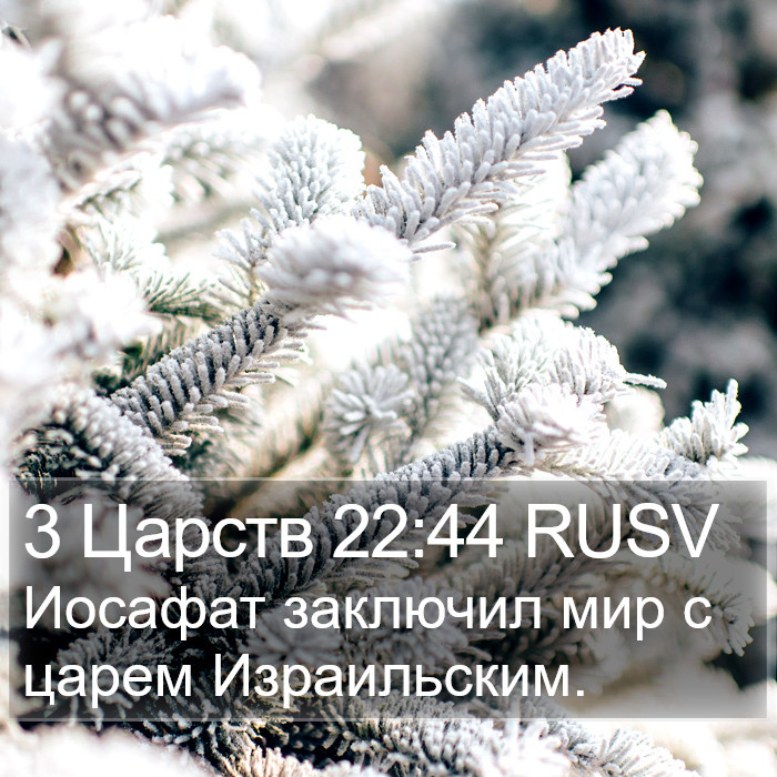 3 Царств 22:44 RUSV Bible Study