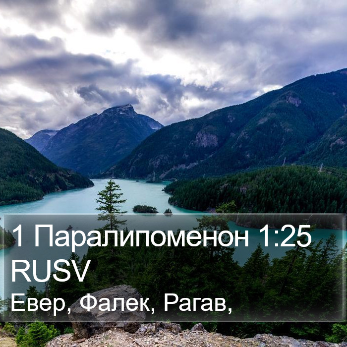 1 Паралипоменон 1:25 RUSV Bible Study