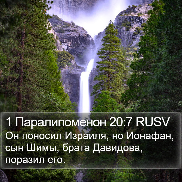 1 Паралипоменон 20:7 RUSV Bible Study