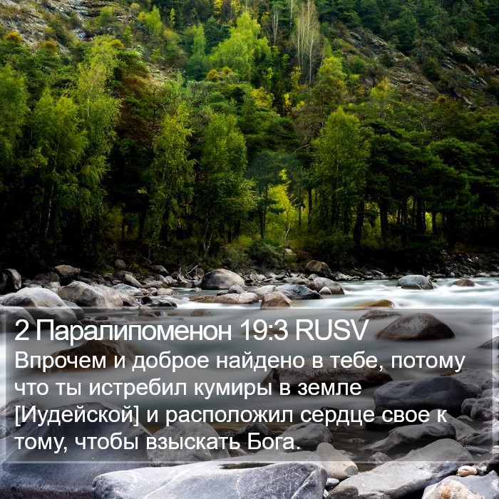 2 Паралипоменон 19:3 RUSV Bible Study